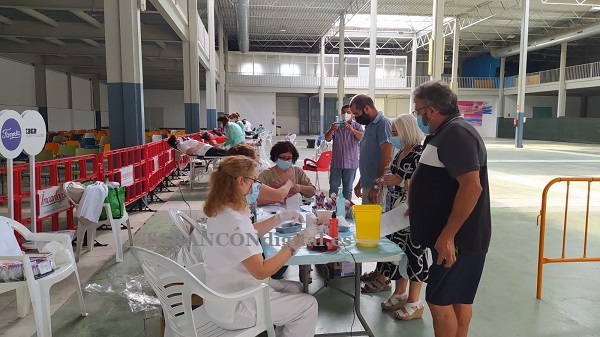 82 donaciones de sangre se han realizado hoy en el Pabellón de Ferias de Tarancón