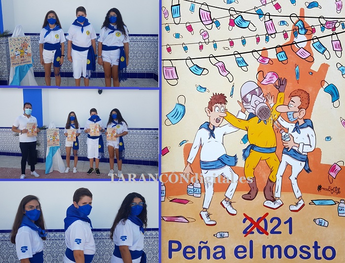 La Peña el Mosto presenta su programa de Fiestas 2021 y una edición especial de su uniforme en el que figura el «40 aniversario» de la entidad