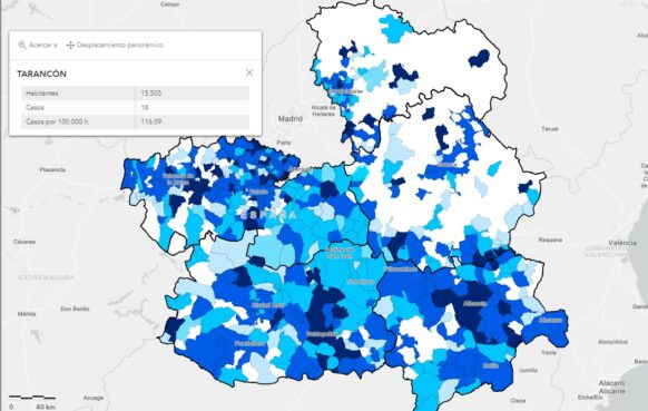 Tarancón reduce su cifra de nuevos contagios a 18 en la semana del 26 de julio al 1 de agosto frente a los 27 de la semana anterior