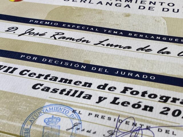 Doble galardón para José Ramón Luna de la Ossa en Berlanga del Duero (Soria)