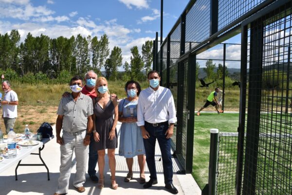 La Diputación de Cuenca ha invertido 18.000 euros en la construcción de una nueva pista de pádel en Alcalá de la Vega