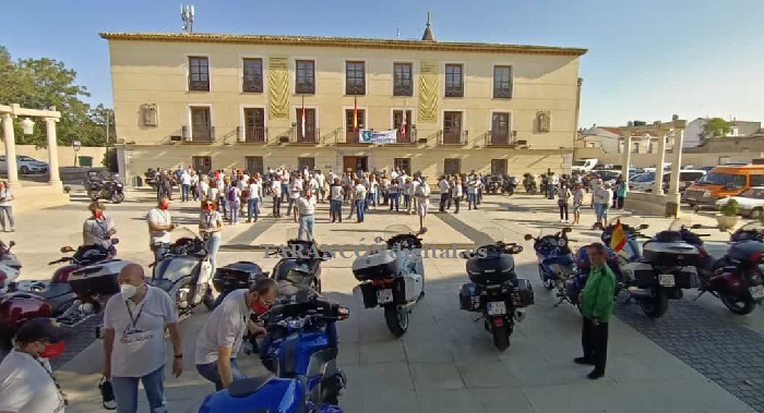 Tarancón ha recibido hoy una concentración de motos de la Asociación Nacional Honda Deauville