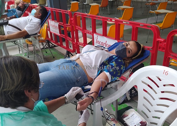80 donaciones de sangre se realizaban este jueves en el Pabellón de Ferias de Tarancón