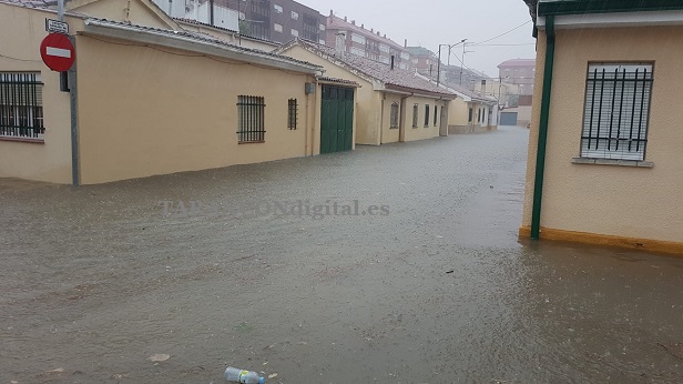 El temporal DANA vuelve a inundar algunas viviendas de la Barriada de «El Congo» en Tarancón