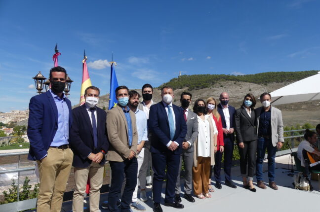 El Presidente de AJE Cuenca, Javier Redondo, nombrado también Presidente de AJE Castilla La Mancha