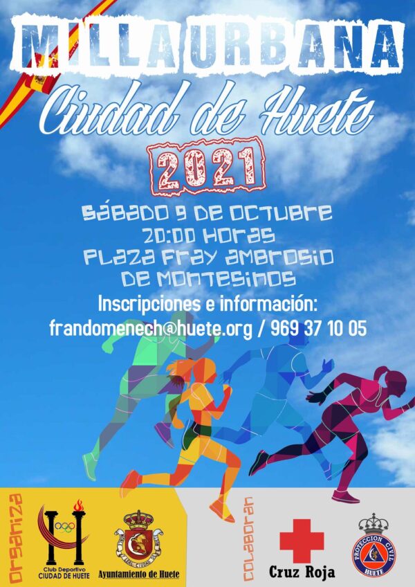 La Milla Urbana Ciudad de Huete vuelve el sábado 9 de octubre a las 20:00 horas