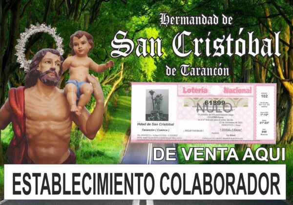 Ya está aquí la Lotería de Navidad de la Hermandad de San Cristóbal