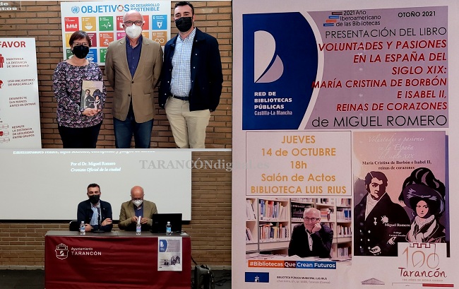 Presentado en Tarancón el libro «Voluntades y pasiones en la España del siglo XIX» de Miguel Romero