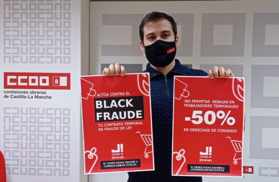 CCOO CLM lanza una campaña para denunciar la excesiva temporalidad y la contratación en fraude de ley en el empleo juvenil