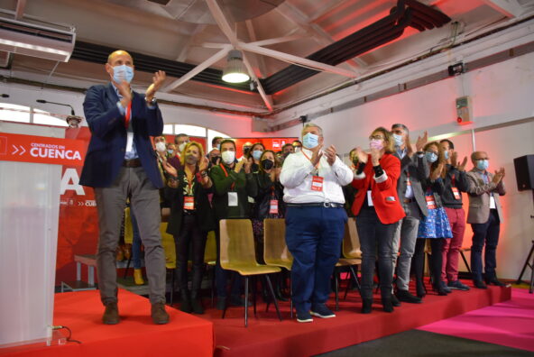 Luis Carlos Sahuquillo es proclamado secretario general del PSOE de Cuenca con el 98,3% de los votos