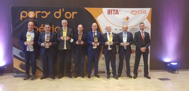 ICPOR galardonada con el Porc d’Or Ibérico especial con diamante, el máximo reconocimiento en el sector