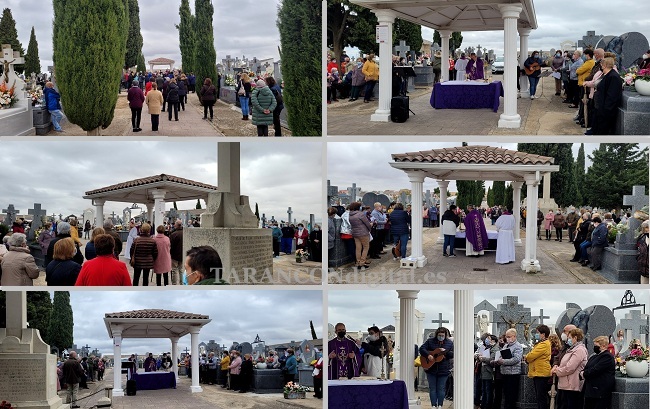 Se reanuda la Misa de Difuntos en el Cementerio de Tarancón tras la pandemia