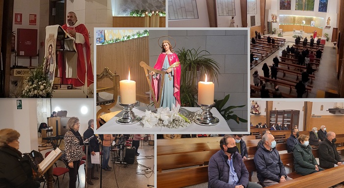 La Agrupación Musical Ntra. Sra. de Riánsares de Tarancón ha celebrado Santa Cecilia con una eucaristía en su honor