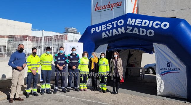 Tarancón se ha convertido en la jornada de hoy en uno de los puntos de captación para la vacunación Covid dirigida a personas que están sin vacunar