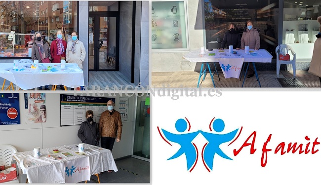 Este lunes se han instalado en Tarancón mesas informativas y petitorias en la Semana de la Discapacidad intelectual y trastornos del neurodesarrollo
