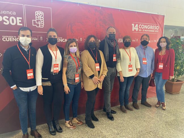 Cuatro personas de la delegación taranconera ostentarán diferentes cargos en el PSOE tras la celebración del 14 Congreso este fin de semana en Cuenca