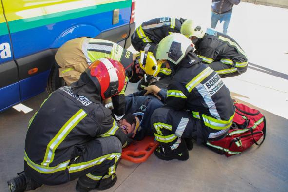 Se realiza un simulacro en Hellín para ejercitar la coordinación de los organismos de emergencia en caso de terremoto