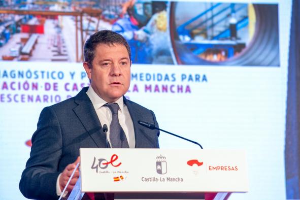 García-Page anuncia que en diciembre se amplía un 33 por ciento el presupuesto dedicado al estímulo económico y al emprendimiento