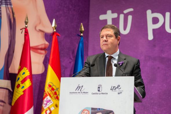 García-Page anuncia que Castilla-La Mancha contará con cinco nuevos centros de atención integral para mujeres víctimas de agresiones sexuales
