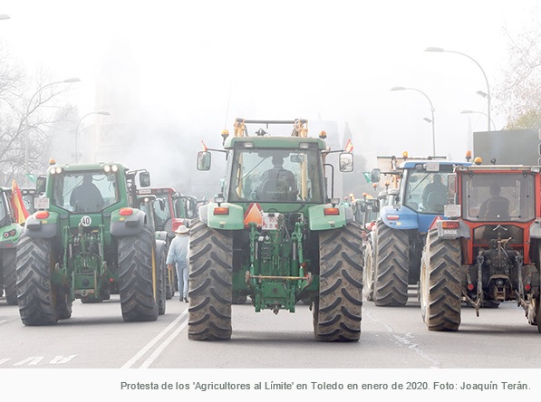 El campo español volverá a las carreteras