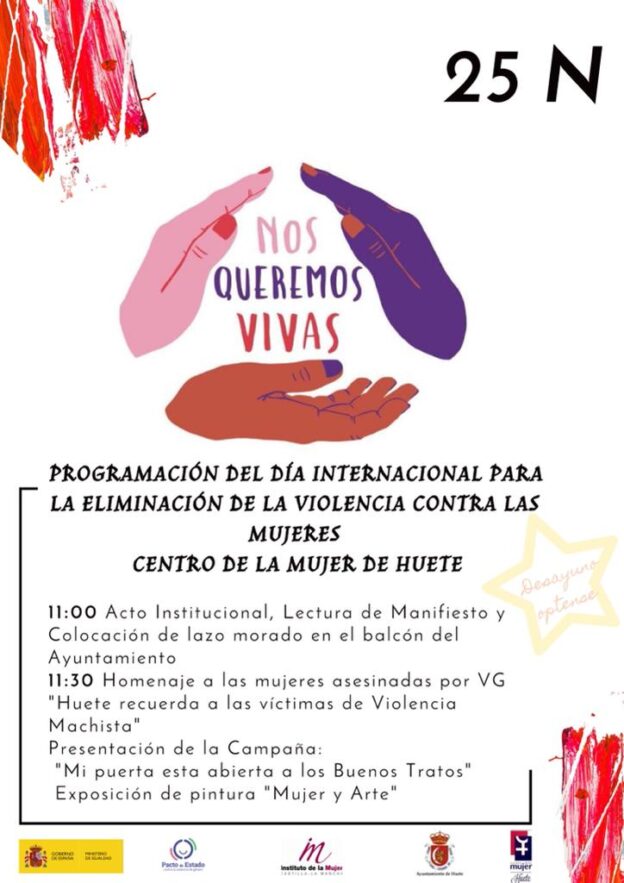 Día Internacional para la eliminación de la violencia contra las mujeres en Huete