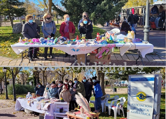 La Semana de la Discapacidad Intelectual continúa con sus actividades en Tarancón hoy presentes en el mercadillo