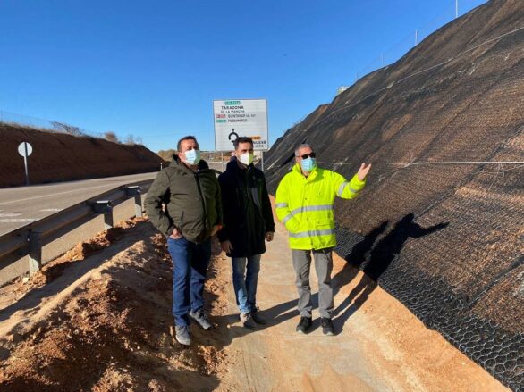 La Junta acomete obras de estabilización de talud en la CM-3124 a su paso por Quintanar del Rey con un importe de 163.000 euros