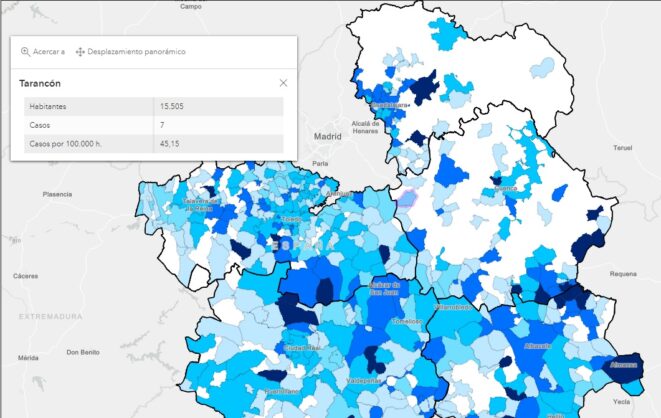 Suben los contagios por Covid en Tarancón, en la semana del 6 al 12 de diciembre son un total de 7 nuevos casos frente a 0 de la semana anterior