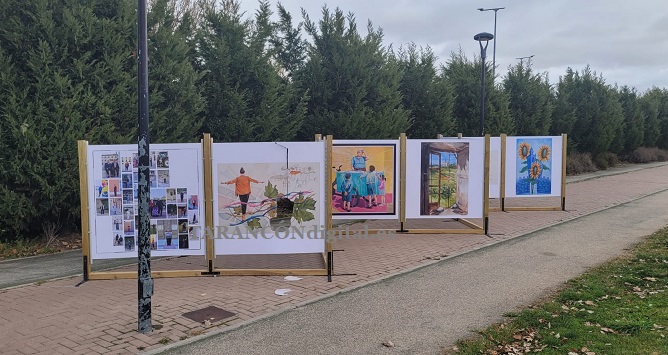 La Exposición Itinerante «Artistas taranconeros: Reflejo de una Ciudad» de Tarancón ya está en el Parque de la Juventud