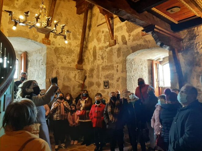 La Peña El Mosto de Tarancón viajaba este fin de semana a Orgaz (Toledo) donde pudieron visitar distintos monumentos de la localidad