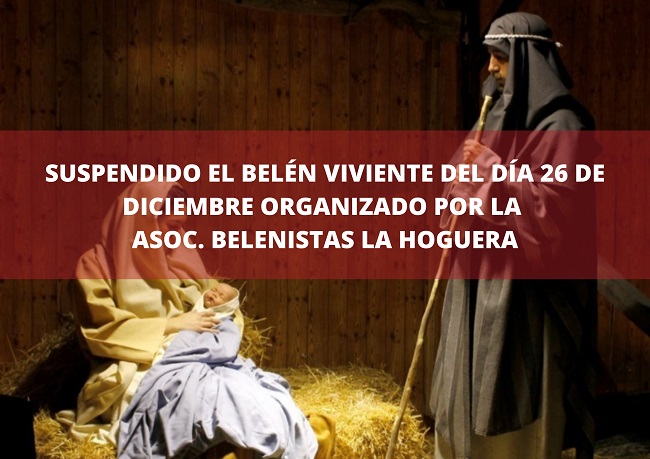 Queda suspendido el Belén Viviente del domingo 26 de diciembre en Tarancón por la situación de la pandemia