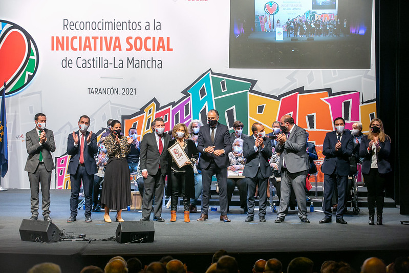 Tarancón ha acogido hoy la entrega de reconocimientos a la iniciativa social, la taranconera Mª Dolores Ruiz ha sido una de las galardonadas con mención especial