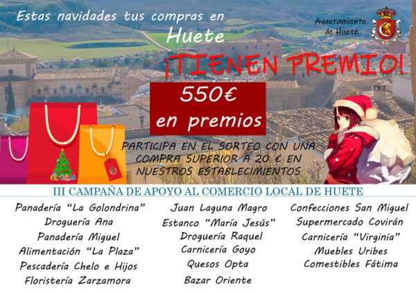 III Campaña de apoyo al comercio local de Huete