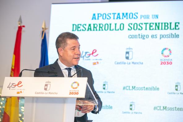 El presidente de Castilla La Mancha ha valorado muy positivamente los datos del paro en la región en el mes de noviembre