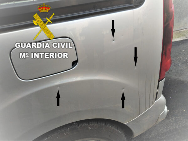 Detenida una persona por un delito continuado de daños en Santa Cruz de la Zarza