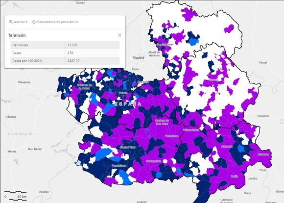 Se estabilizan los nuevos contagios Covid en Tarancón y en la semana del 10 al 16 de enero se contabilizan 378 lo que suponen 24 menos que la semana anterior