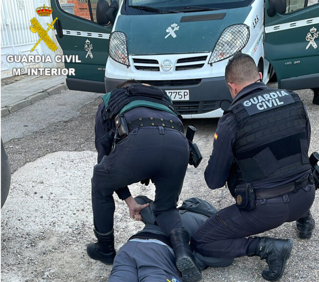 La Guardia Civil detiene a varias personas por distintos delitos durante un dispositivo operativo en la comarca de La Sagra