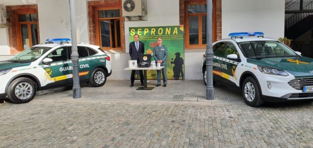 La Confederación Hidrográfica del Tajo realiza la primera entrega al SEPRONA de vehículos todoterreno y dispositivos de vuelo no tripulados para la vigilancia del dominio público hidráulico en la parte española de la Demarcación Hidrográfica del Tajo