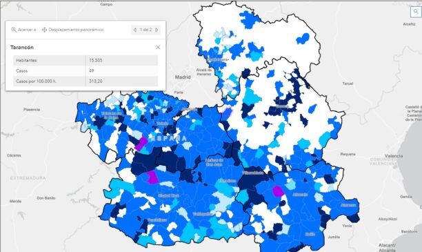 Continua en descenso la curva de contagios Covid en Tarancon, y en la semana del 6 al 13 de febrero se registran 49 nuevos positivos