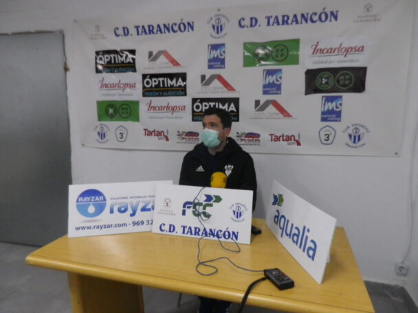 Adrián Algarra entrenador del CD Tarancon “ Necesitábamos ganar si o si. Teníamos que ser efectivos ante la mejor cantera de Castilla . La Mancha”