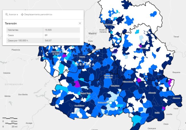 Sigue bajando la incidencia Covid en Tarancón, y en la semana del 31 de enero al 6 de febrero se contabilizan 89 positivos, 57 menos que la semana anterior