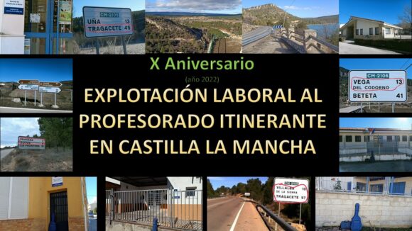 Se cumplen diez años de explotación laboral al profesorado itinerante de las Escuelas Rurales en Castilla La Mancha