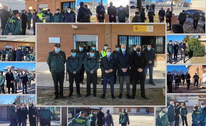 Las obras del Cuartel de la Guardia Civil en Tarancón han supuesto una inversión de 410.000 euros y se ha actuado principalmente en la fachada del edificio