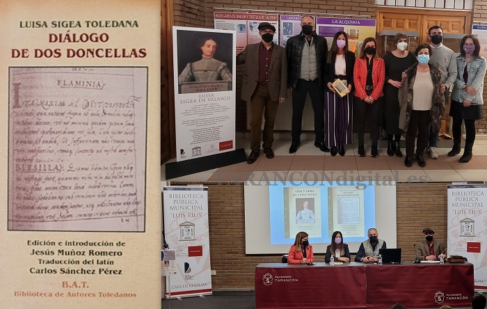Presentada en Tarancón la obra “Diálogos de dos doncellas” de la escritora, erudita y humanista Luisa Sigea en su ciudad natal