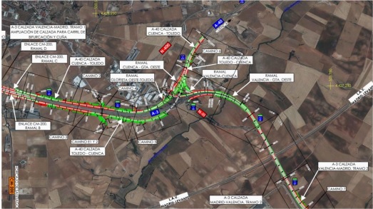 El Ministerio de Transportes, Movilidad y Agenda Urbana aprueba provisionalmente el  proyecto de trazado del nuevo enlace entre  la A-40 y la A-3, en Tarancón