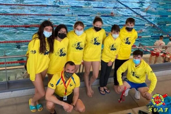 Cinco socorristas del SVAT (Infantil y Cadete) estarán en la primera jornada de la VI Copa de España en Piscina de Salvamento y Socorrismo este fin de semana en Ourense