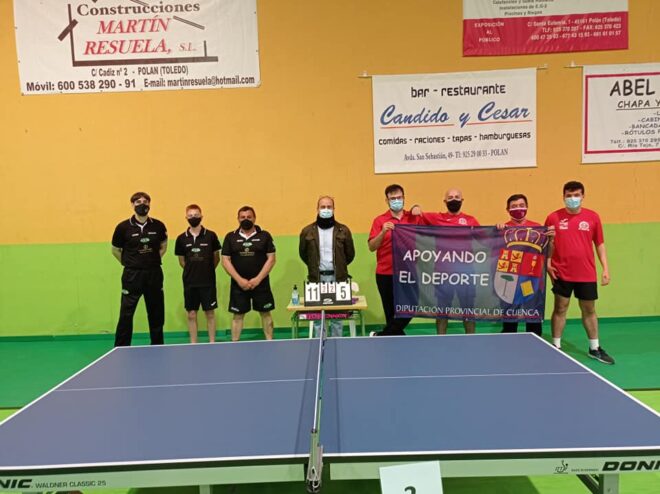 Maratoniana Jornada para el Tenis de Mesa Tarancón, en Moral de Calatrava. Los cuatro equipos (3 de la Liga Manchega) (uno de la Supermanchega) compitieron, con casi una veintena de partidos