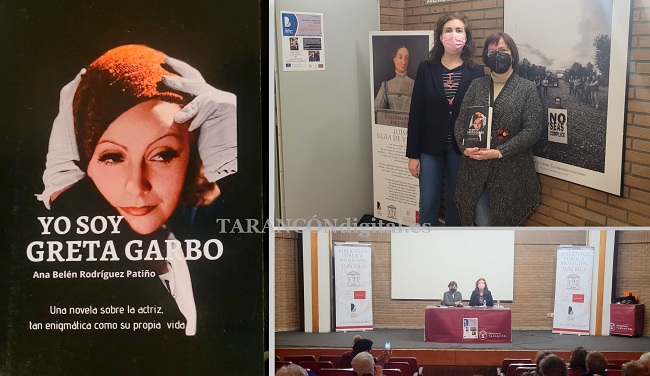 Ana Belén Rodriguez ha presentado en la Casa de la Cultura su última novela «Yo soy Greta Garbo»