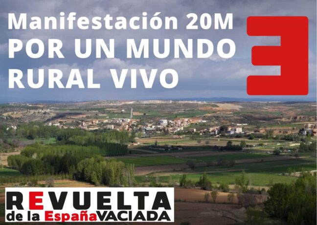 La Revuelta de la España Vaciada participará en la manifestación del 20M pidiendo afrontar todos los problemas del mundo rural