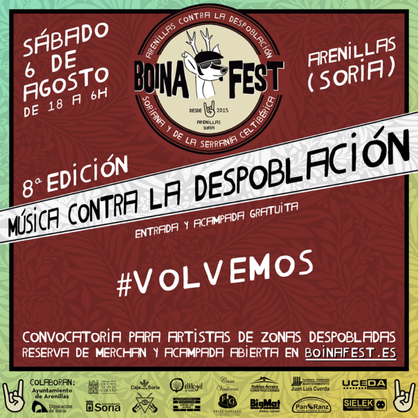 El 1er festival contra la despoblación Boina Fest volverá a ser presencial y busca artistas de Cuenca